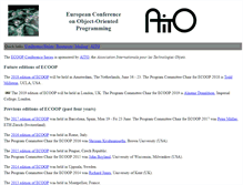 Tablet Screenshot of ecoop.org